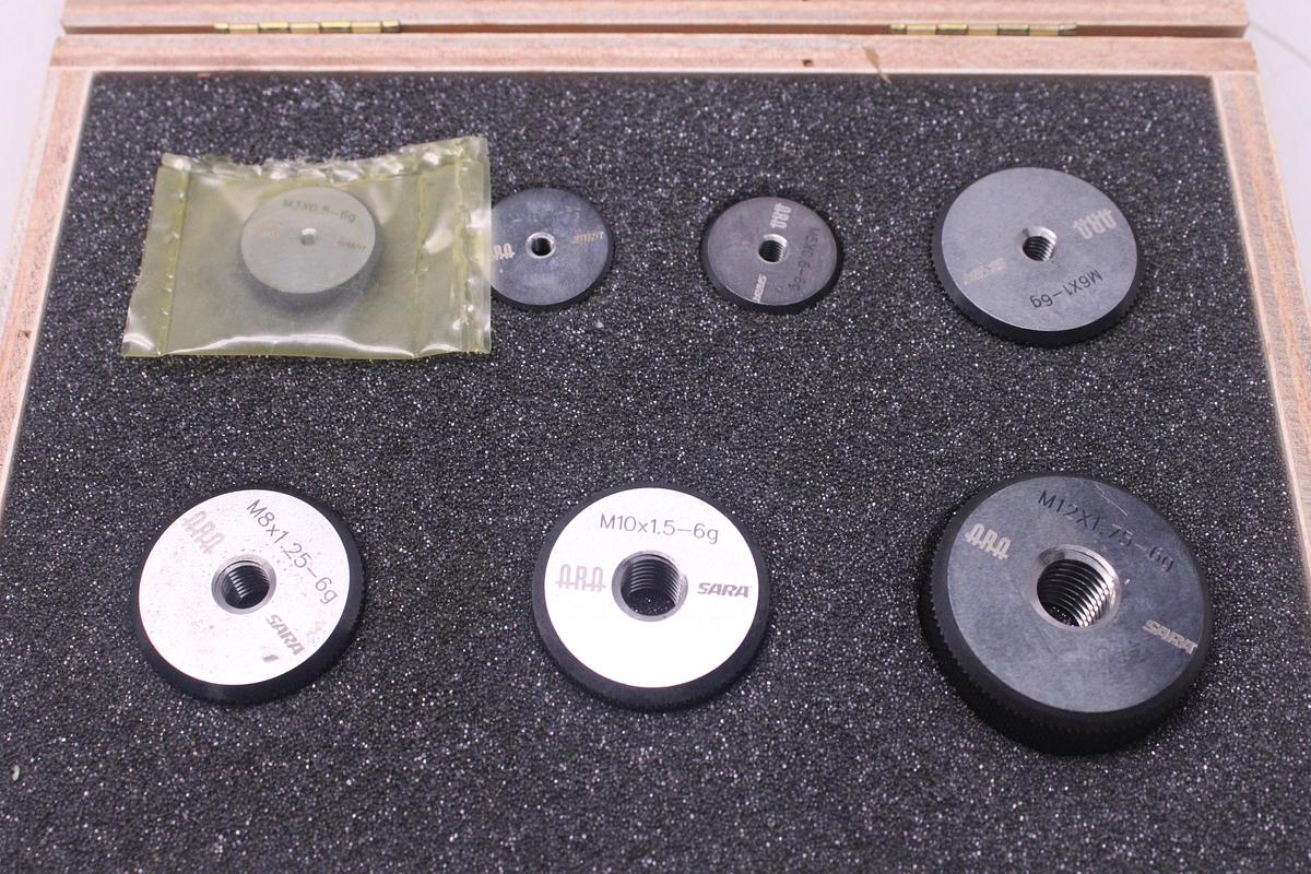 Usado Juego de Calibres de Rosca y Tapones Métricos SARA