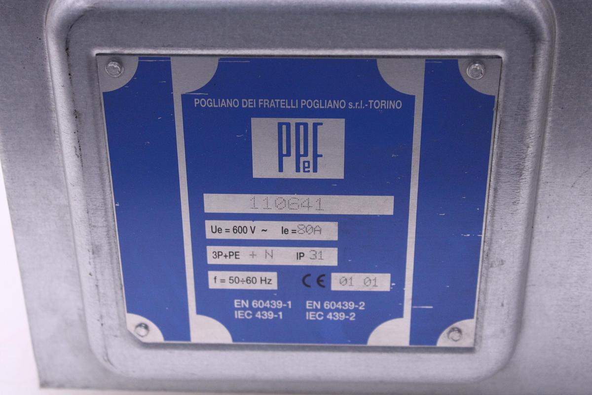 Usado Cofre Derivación PPEF Pogliano Busbar 110641