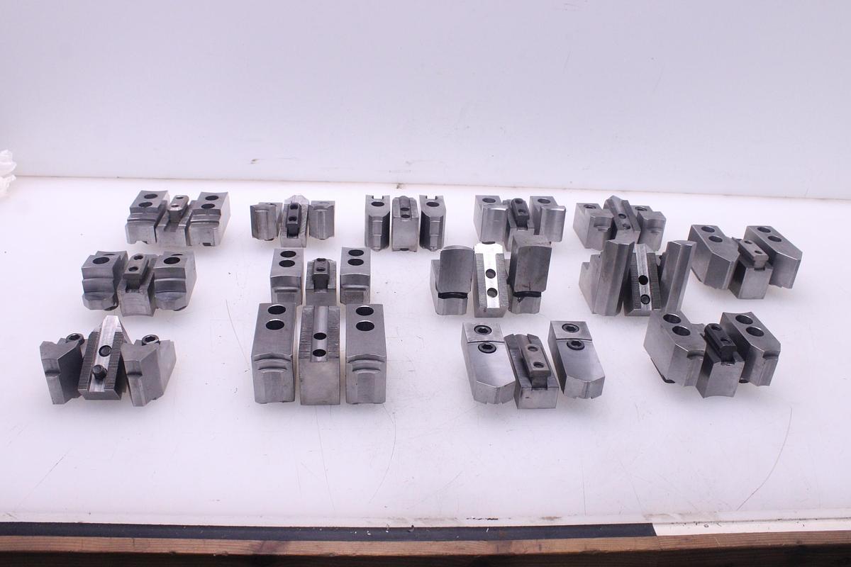 Usado Lote 14 Juegos de 3 Garras para Plato de Torno