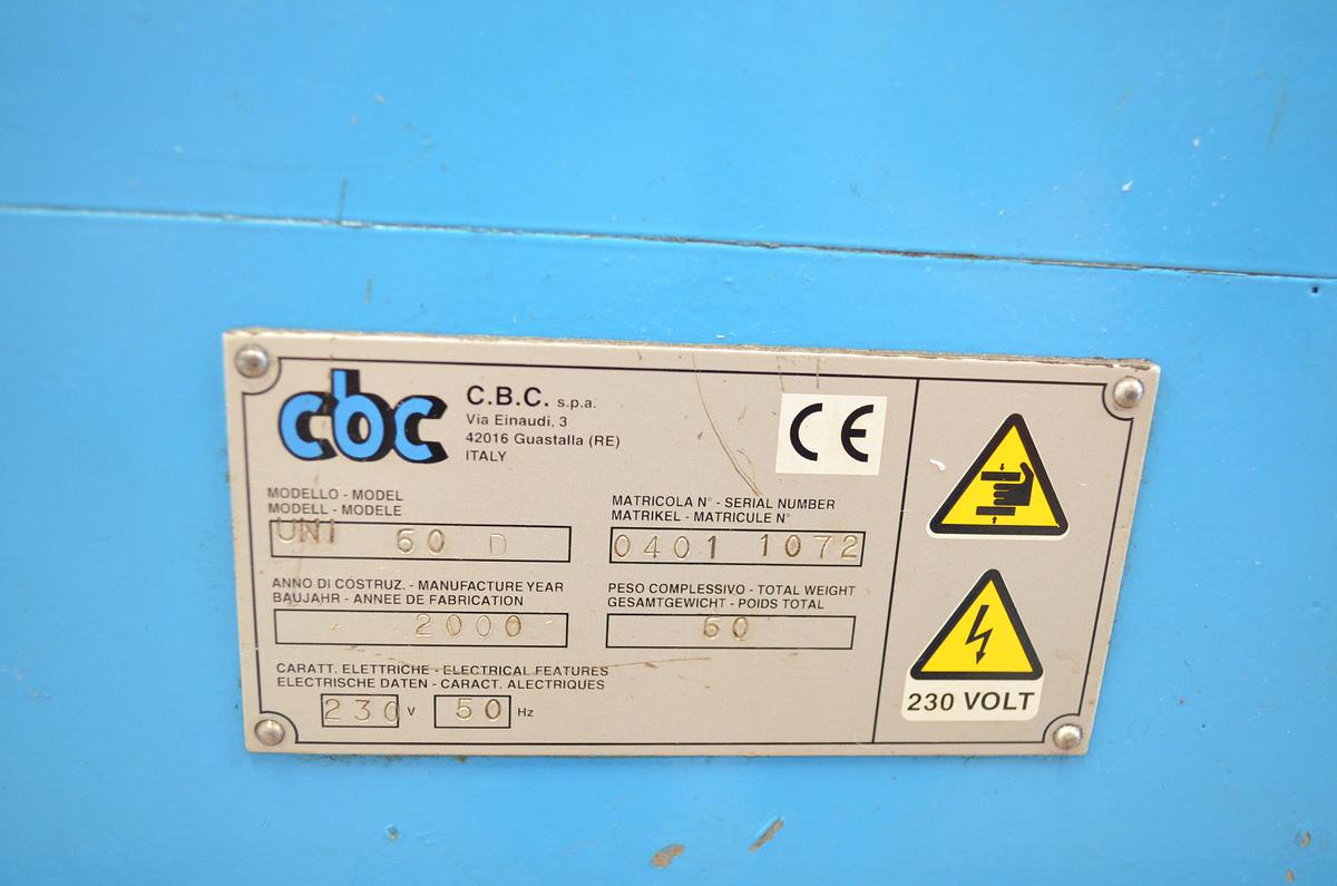 Usado Curvadora tubos CBC UNI 60 D