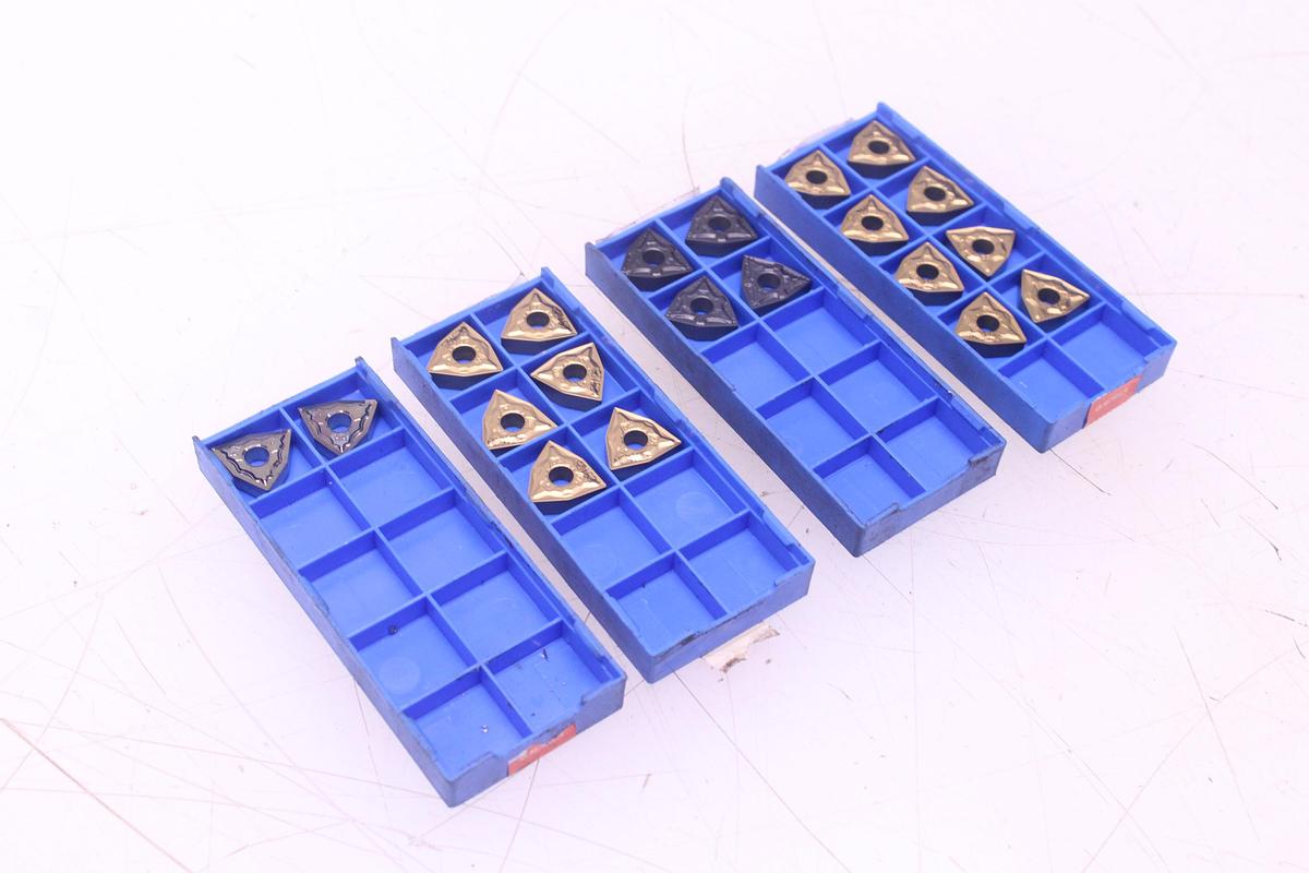 Usado Plaquitas de Widia Korloy WNMG080404 / WNMG080408