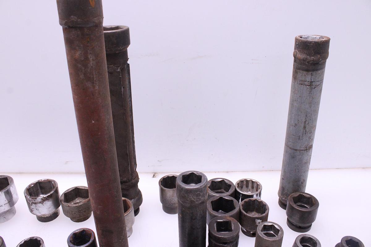 Usado Lote Llaves de Vaso 65mm a 22mm - 42 Unidades