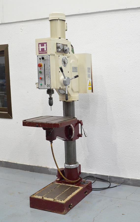 Usado Taladro columna engranajes Heller B-35E