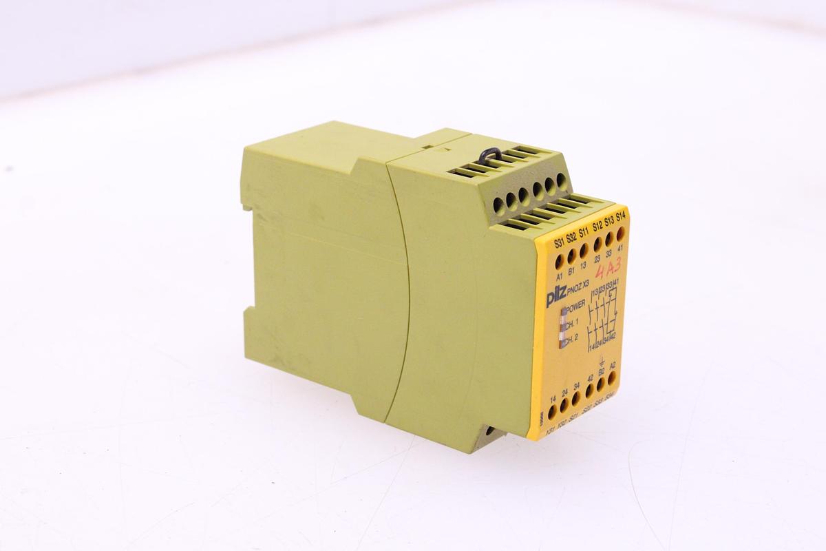 Usado Relé de Seguridad Pilz PNOZ X3 24VAC24VDC 3n/o 1n/c 1so