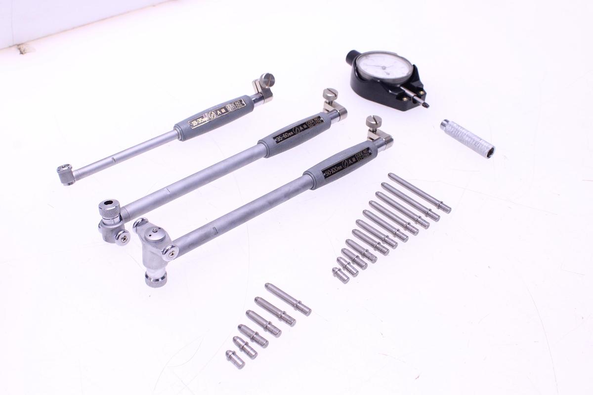 Usado Kit Alexómetros Mitutoyo 18-100 mm Serie 511