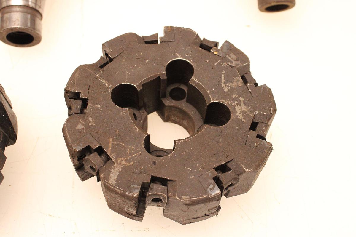 Usado Lote Portafresas DIN 2080 Con Fresa