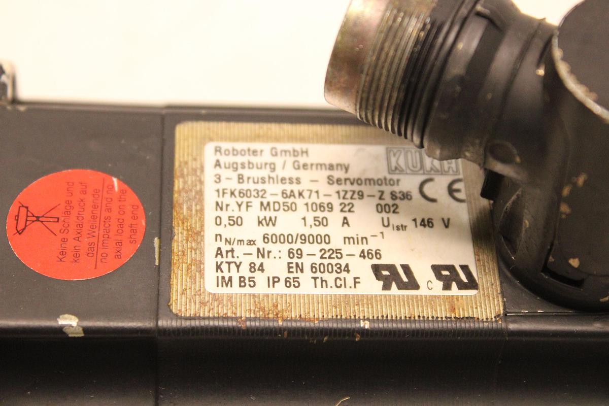 Usado Servomotor KUKA 1FK6032-6AK71-1ZZ9-Z S36