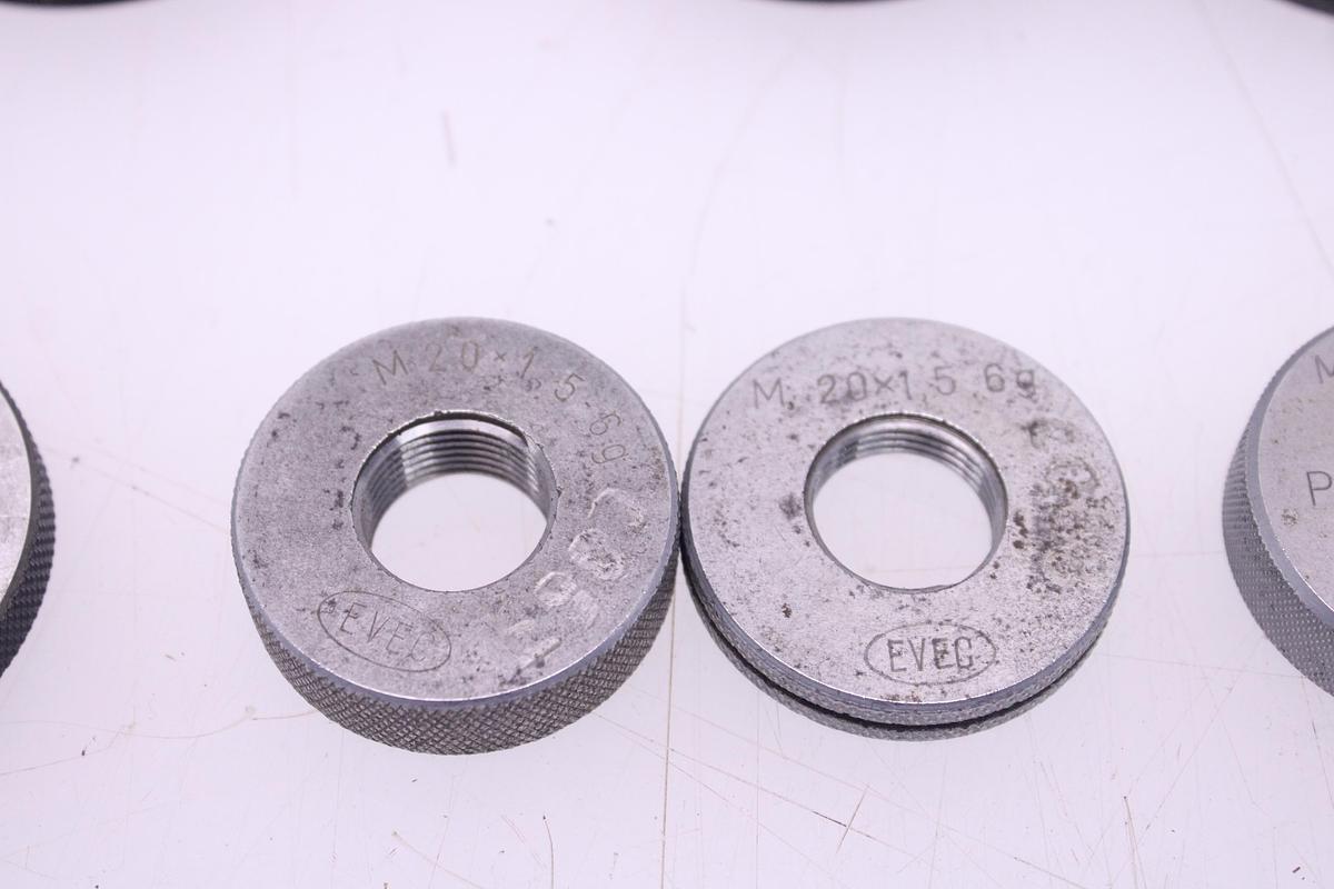 Usado Lote Calibre de Anillo fino Métrico - 18 Unidades