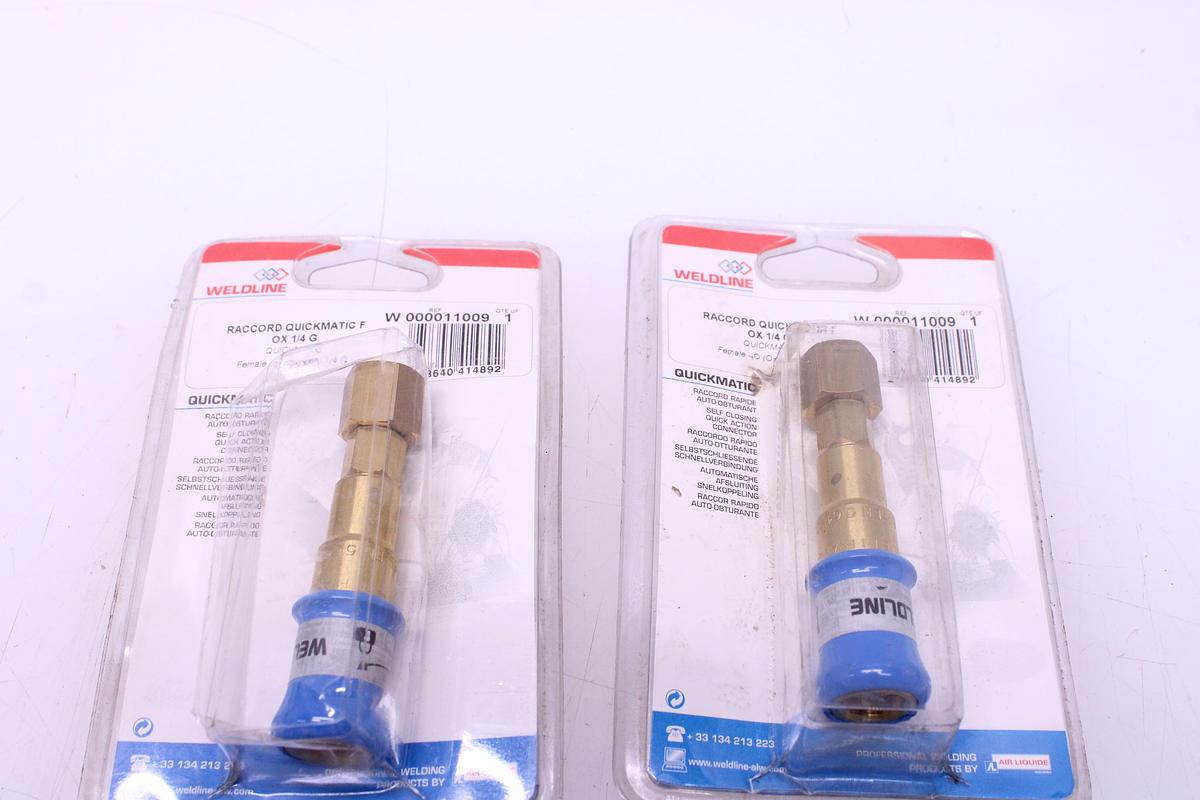 Usado Lote Racores Rápidos QUICKMATIC II Weldline Oxígeno M 6,3/10