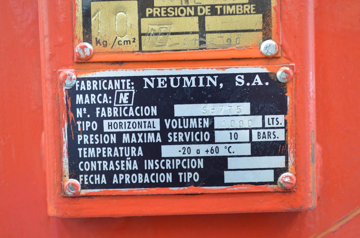 Usado Calderin Josval 1000 LTRS. - 10Bar