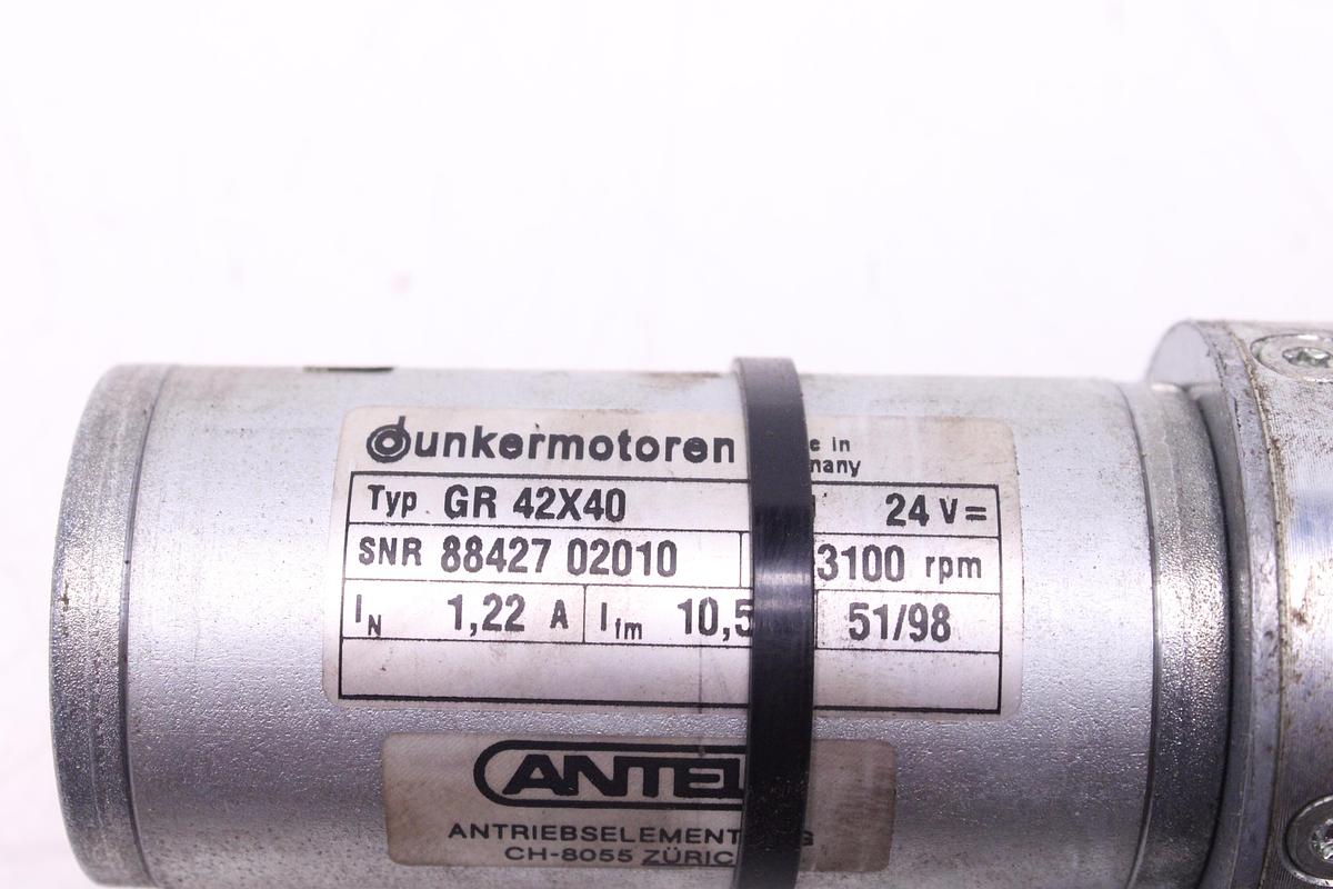 Usado Mini Motor Dunkermotoren GR 42X40 24V