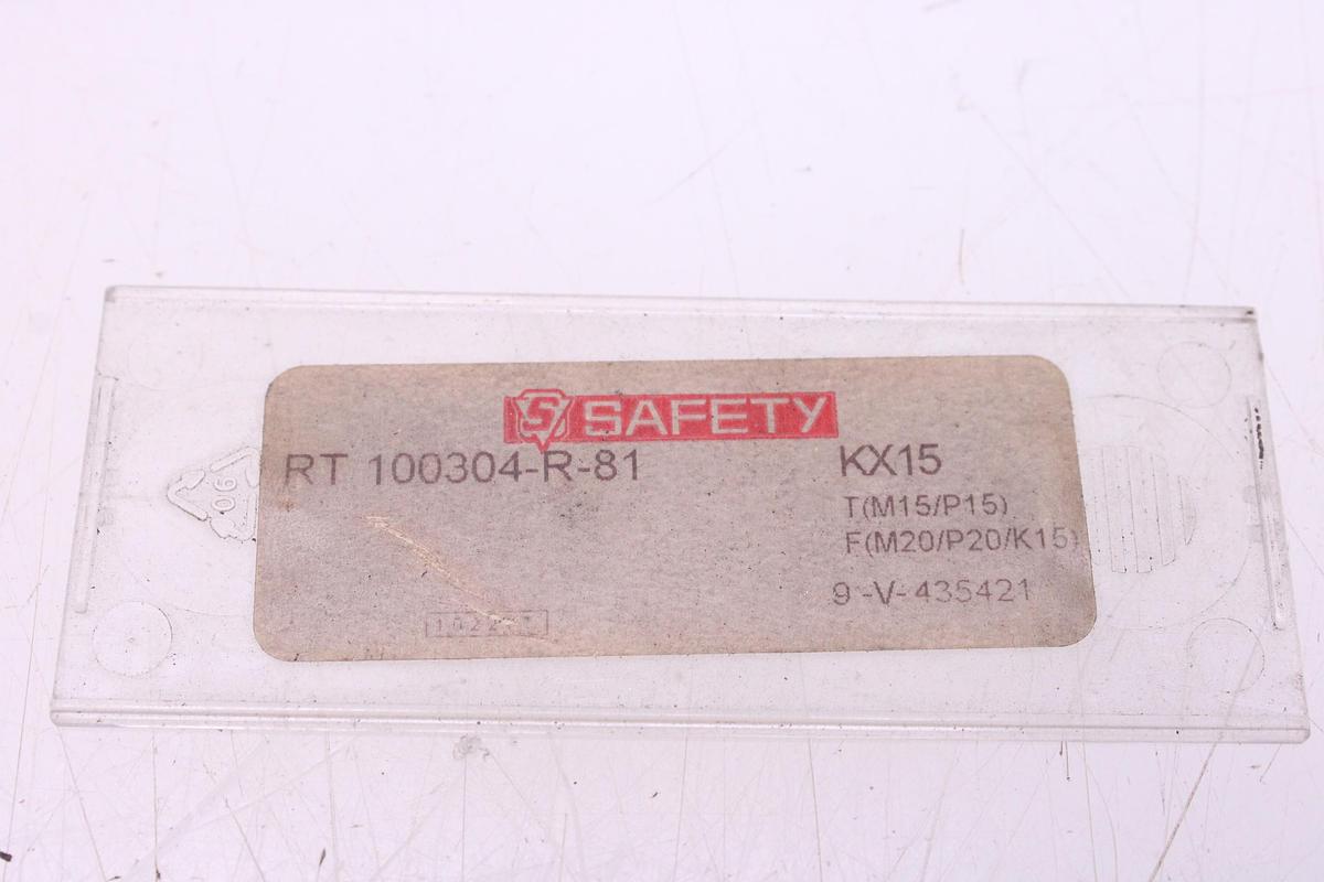 Usado Plaquitas de Widia Safety RT 100304-R-81