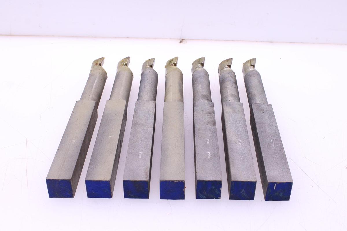 Usado Lote Cuchillas de Tornear Metal Duro 32x32 - 7 Unidades