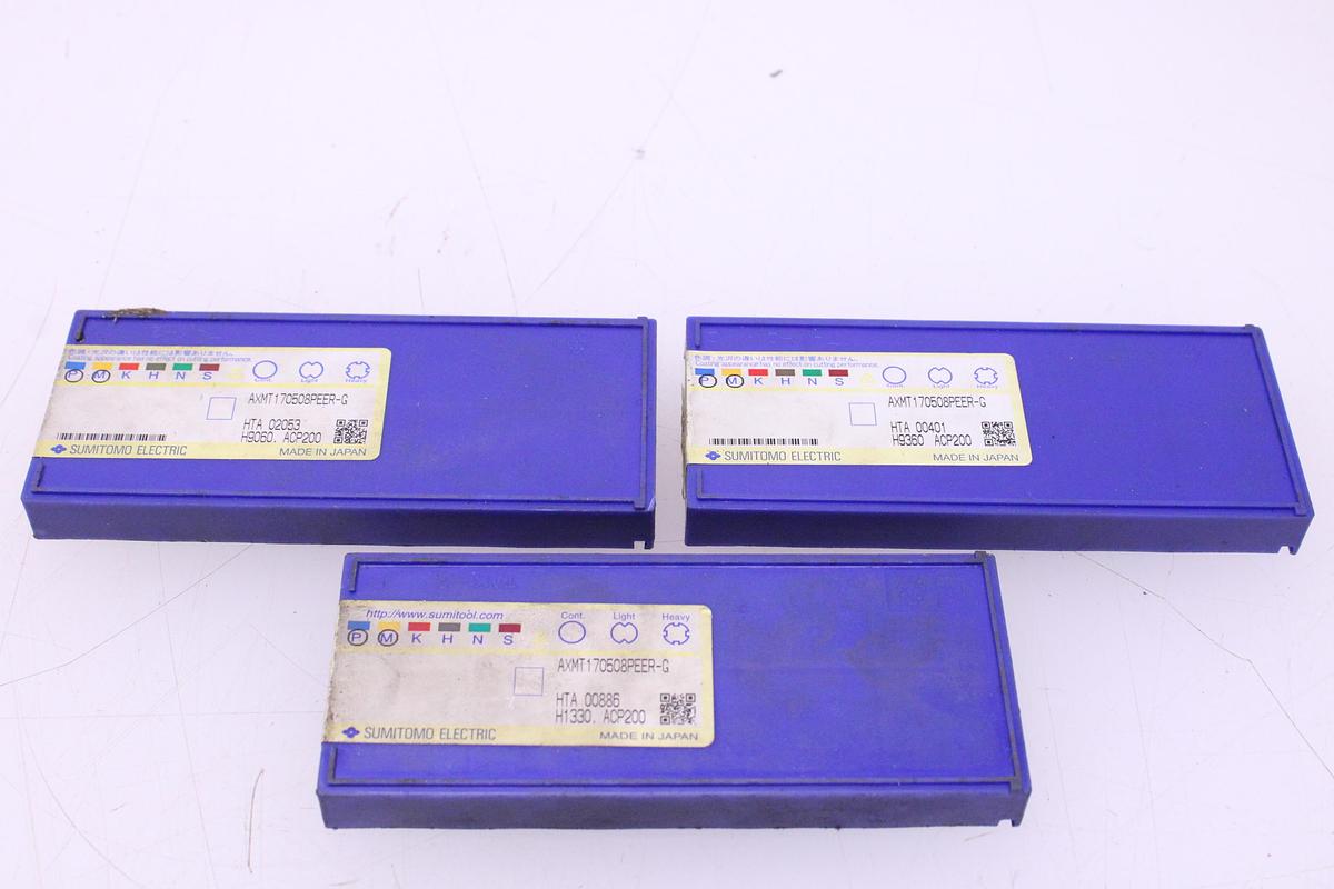 Usado Fresas Con Cono ISO 40 + Plaquitas de Widia AXET / AXMT170508