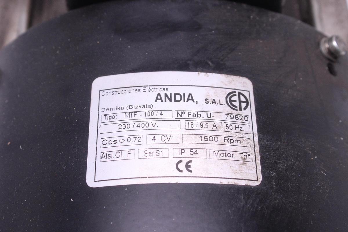 Usado Motor Trifasico ANDIA MTF-100/4