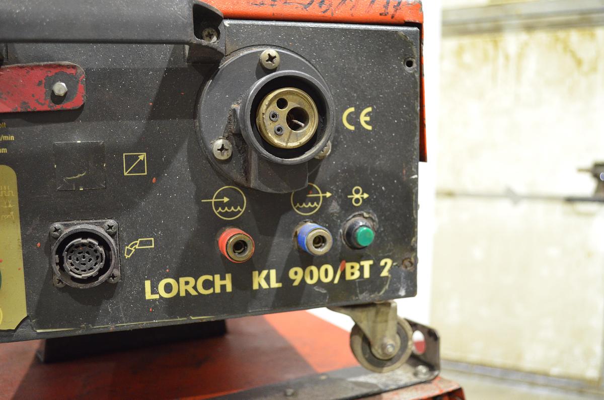 Usado Maquina soldar hilo pulsada Lorch Saprom 908 con devanadera Lorch KL 900-BT 2