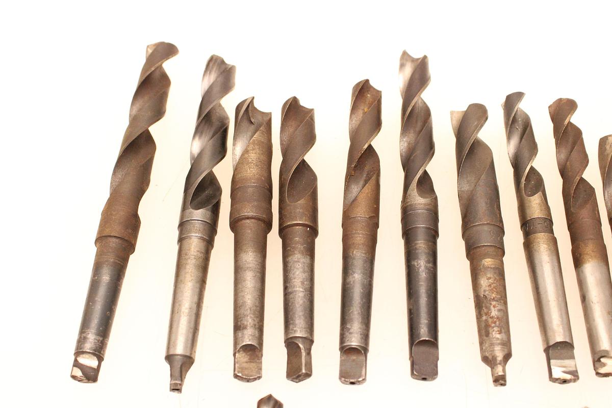 Usado 27 Brocas cono morse MT2 - 11,50 hasta 24,25mm