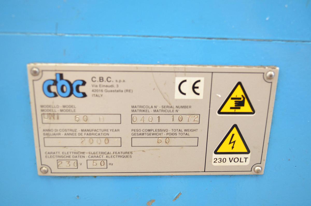 Usado Curvadora tubos CBC UNI 60 D