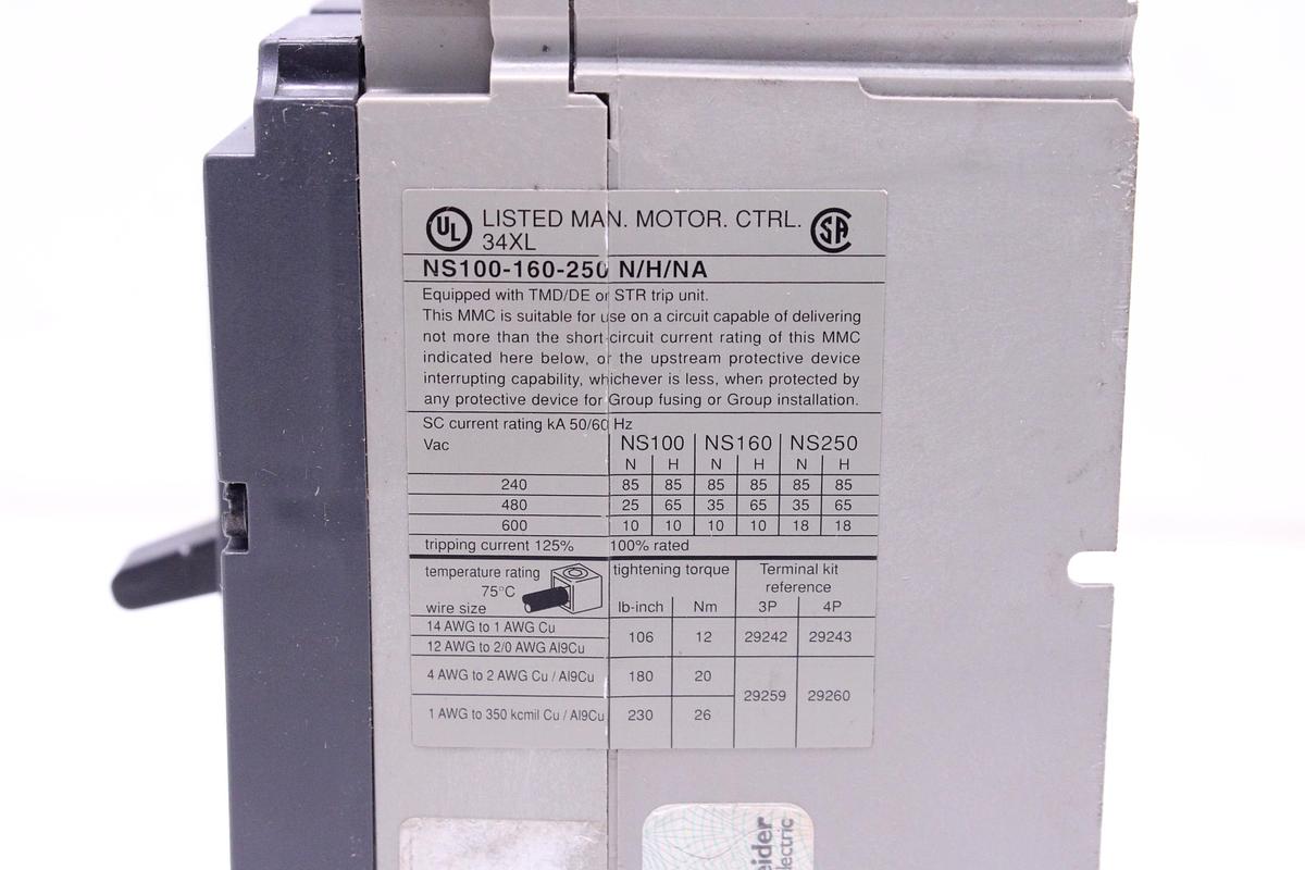 Usado Disyuntor Merlin Gerin Compact NS160N