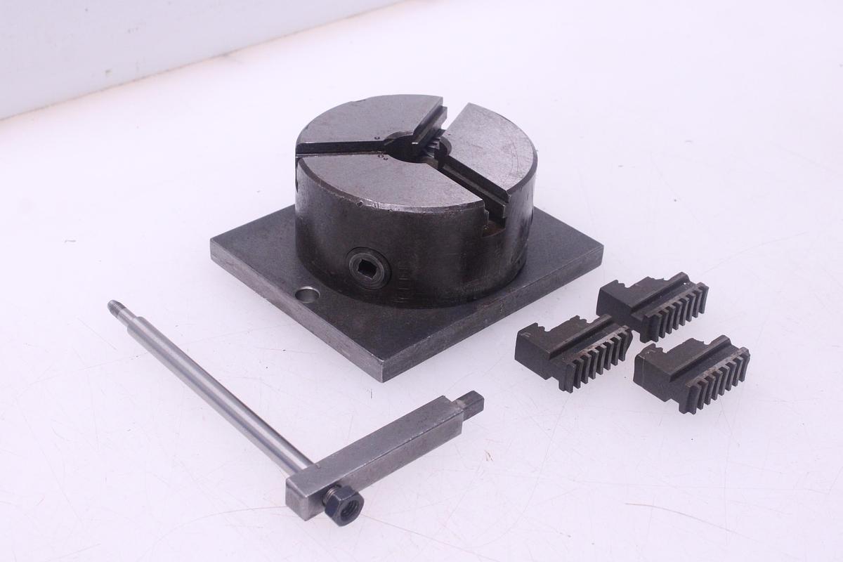 Usado Plato Con Base Para Torno 130 mm