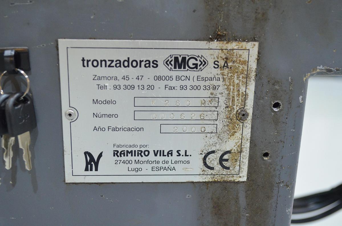 Usado Sierra cinta manual MG K-260