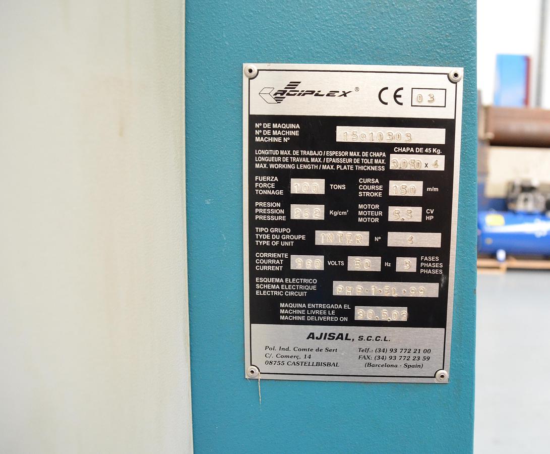 Usado Plegadora hidraulica Aciplex PHP-103-CN2 3240x100tn