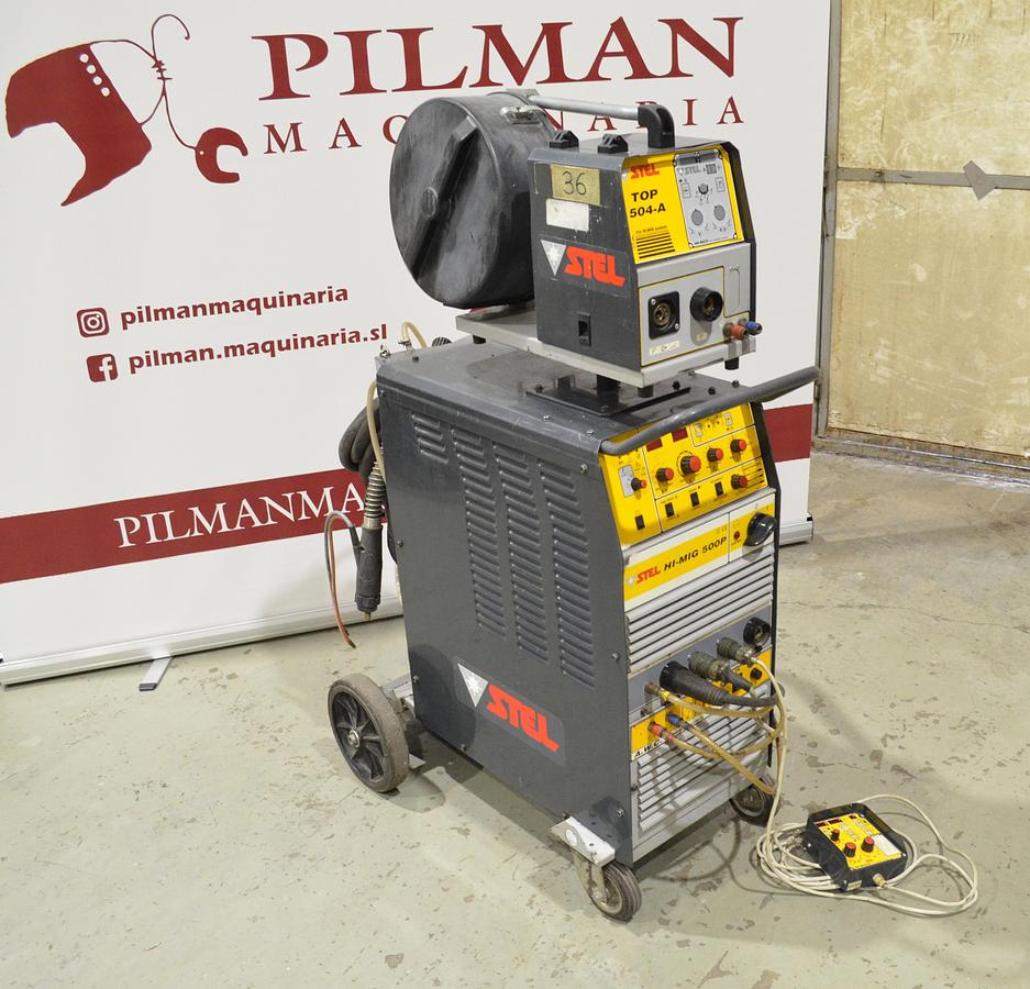 Usado Soldadora mig pulsada y refrigerada STEL Hi-MIG 500P
