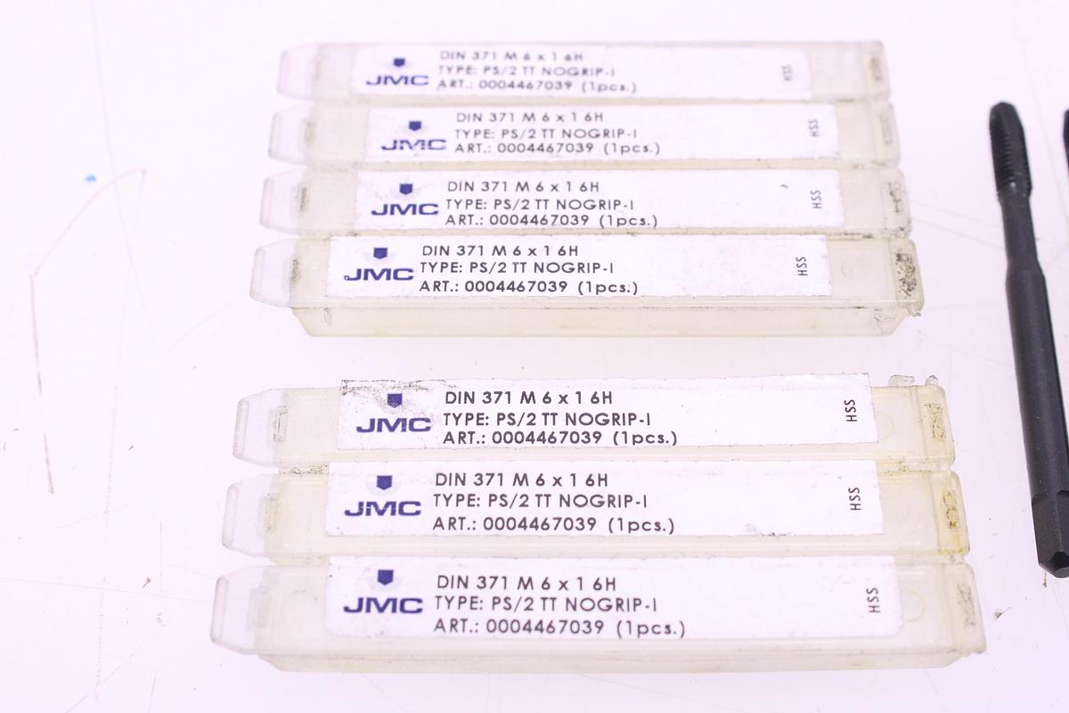 Usado Lote Machos de Roscar JMC DIN 371 M6 x 1,00 - 7 Unidades