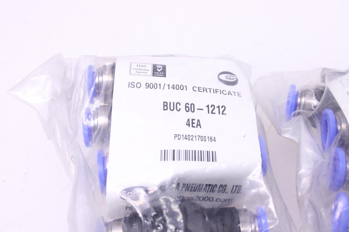 Usado Racores Válvula De Bola M12-M12 - 8 Unidades Sang-A GBUC 60 12-12