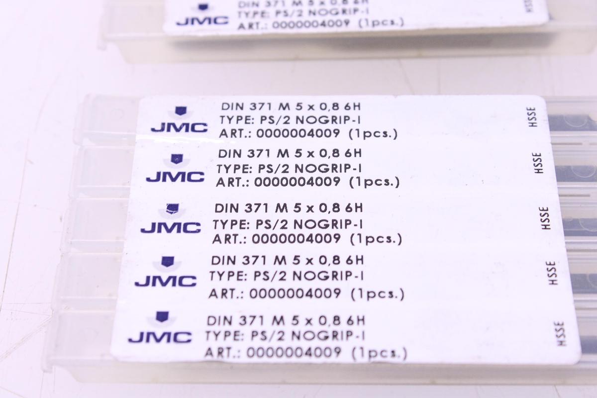 Usado Lote Machos de Roscar JMC DIN 371 M5 x 0,8 - 20 Unidades