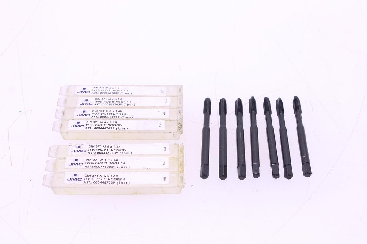 Usado Lote Machos de Roscar JMC DIN 371 M6 x 1,00 - 7 Unidades