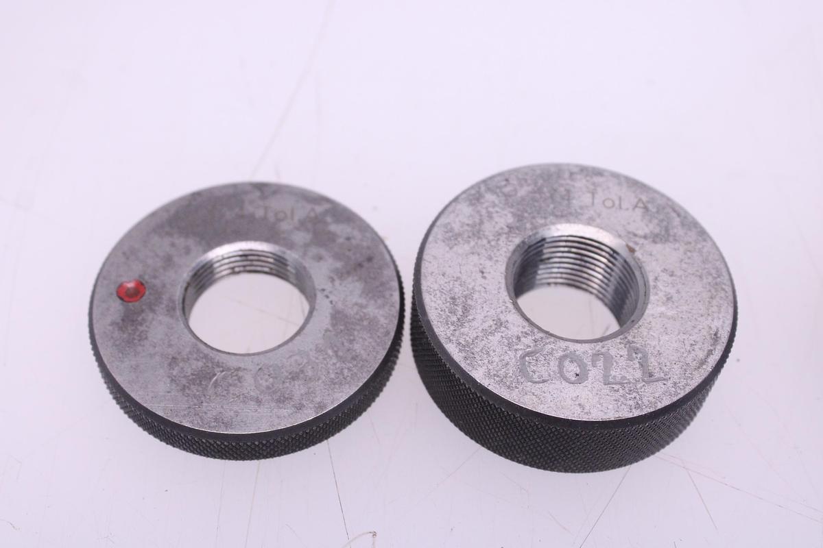 Usado Lote Calibres de Anillo Rosca + Tapones de Rosca