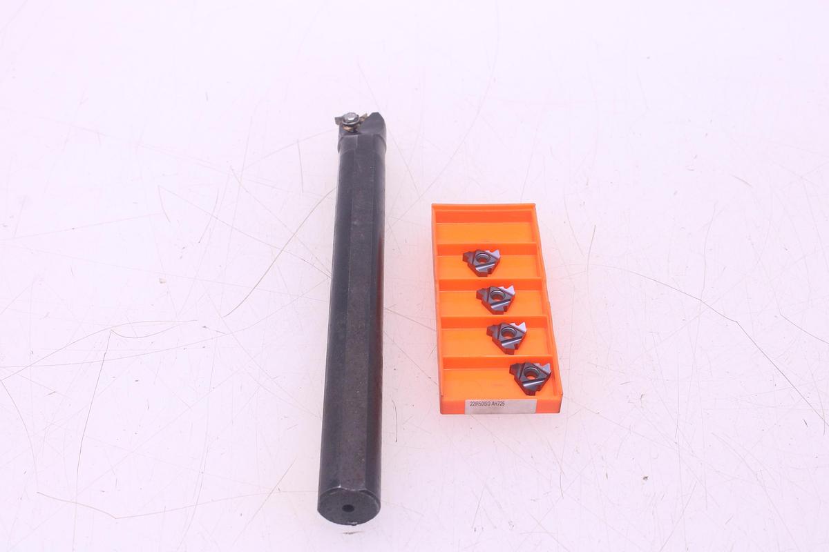 Usado Herramienta Portaplaquitas Canela S25S-SXFNR22 + Widias 22IR
