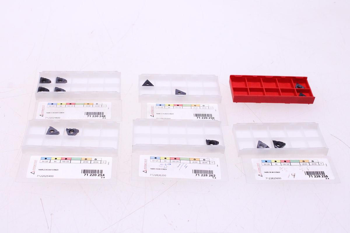 Usado Plaquitas de Widia Ceratizit 16 ER ISO CCN20