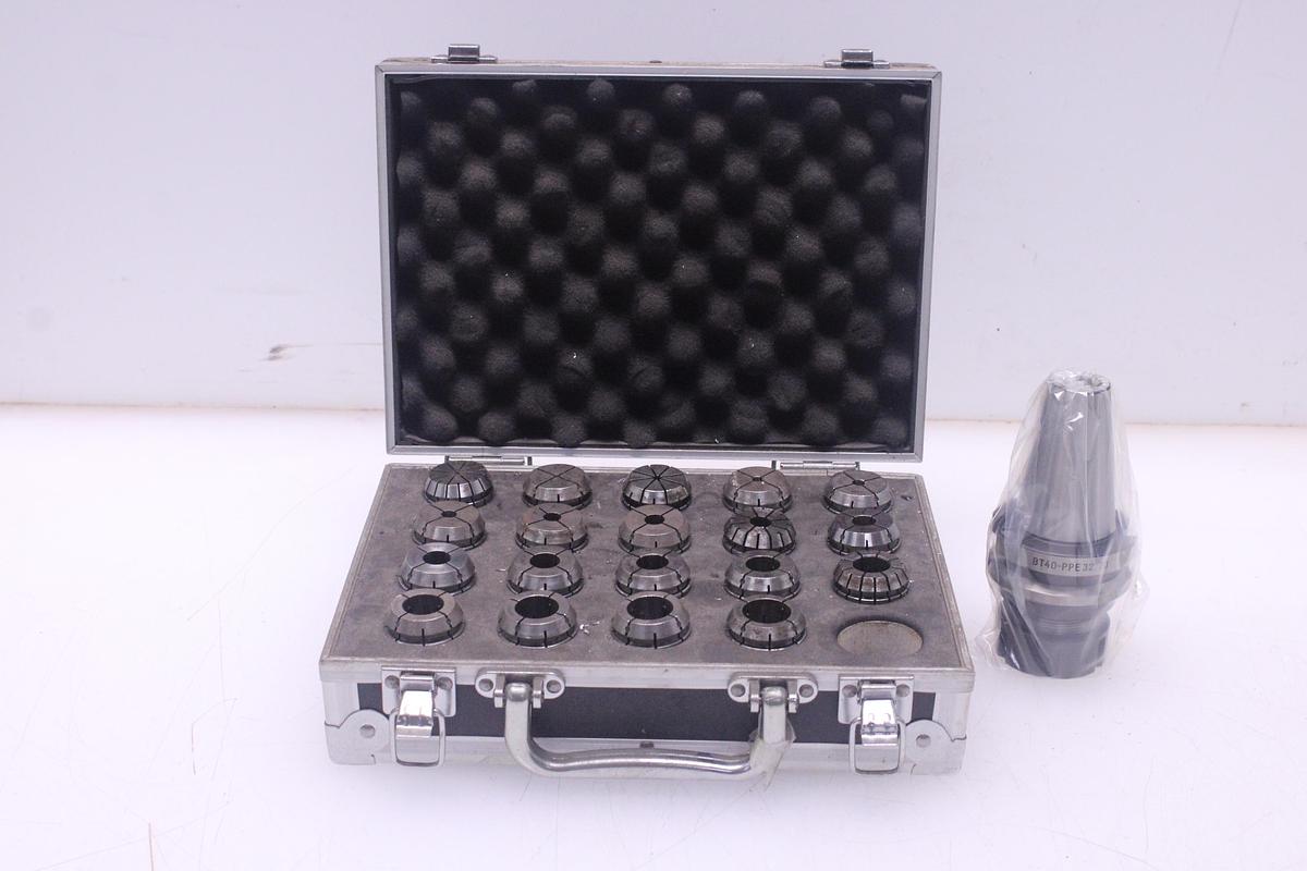 Usado Juego Completo pinzas de resorte ER32  + Cono Iso40 ASTRA