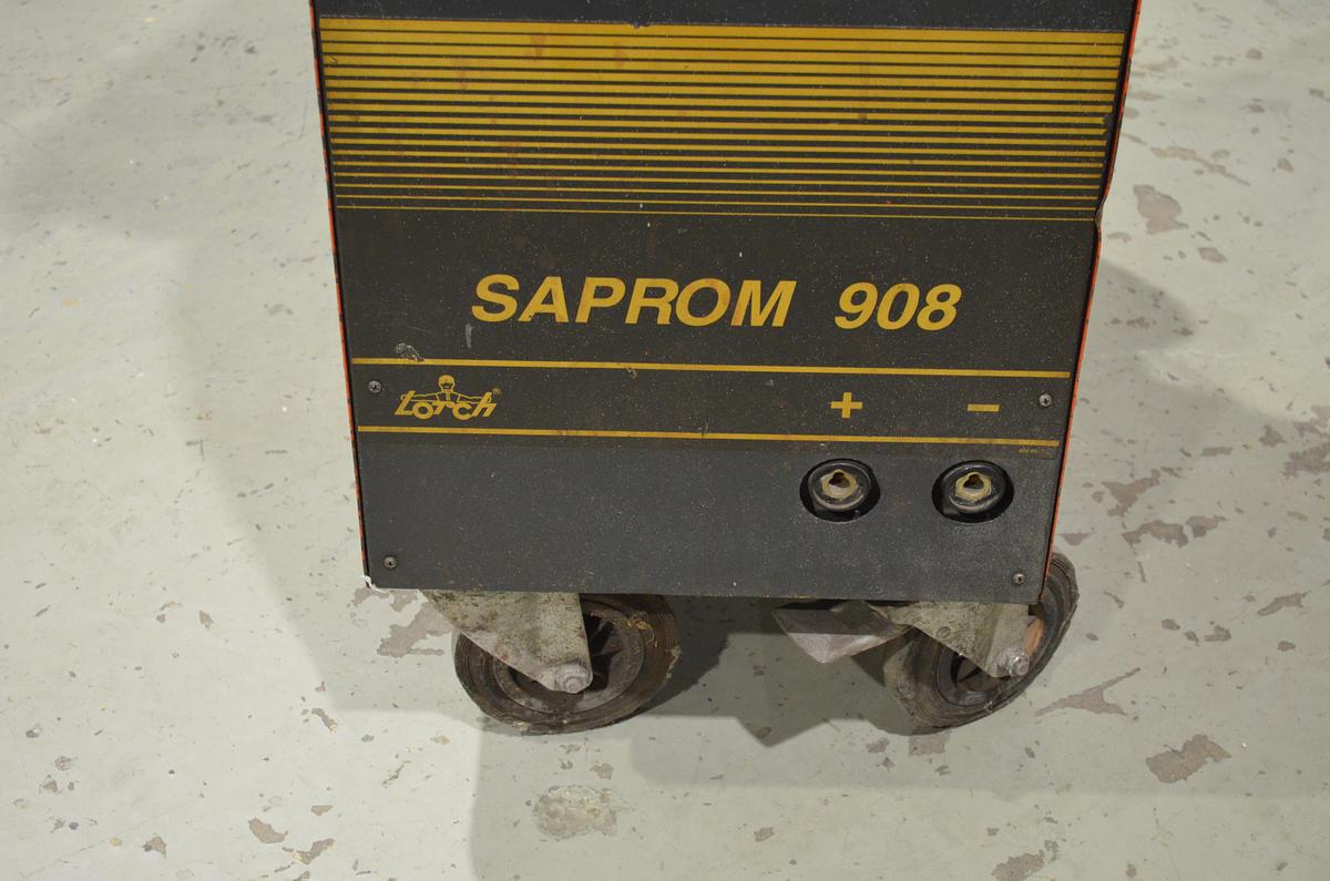 Usado Maquina soldar hilo pulsada Lorch Saprom 908 con devanadera Lorch KL 900-BT 2