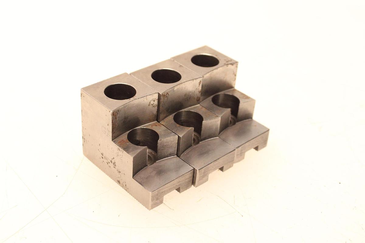 Usado Lote de Juegos de 3 Garras Para Torno