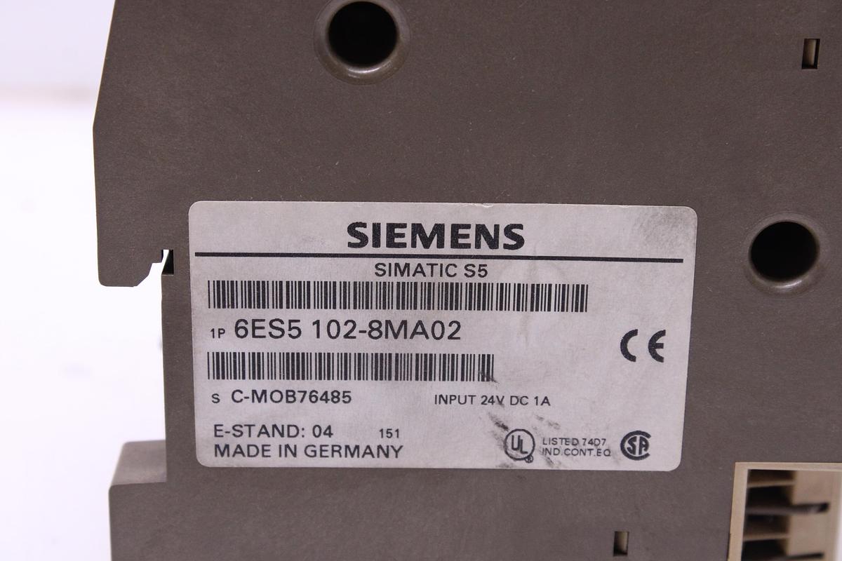 Usado Modulo CPU SIEMENS 6ES5102-8MA02
