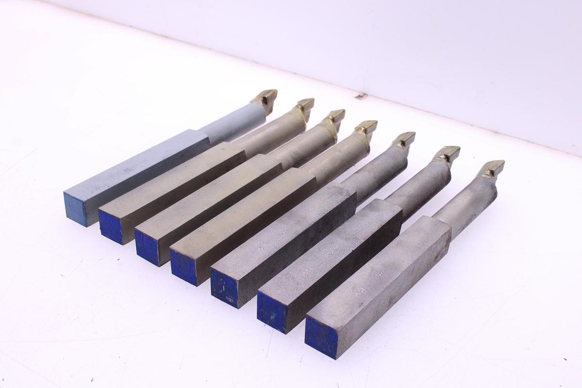 Usado Lote Cuchillas de Tornear Metal Duro 32x32 - 7 Unidades