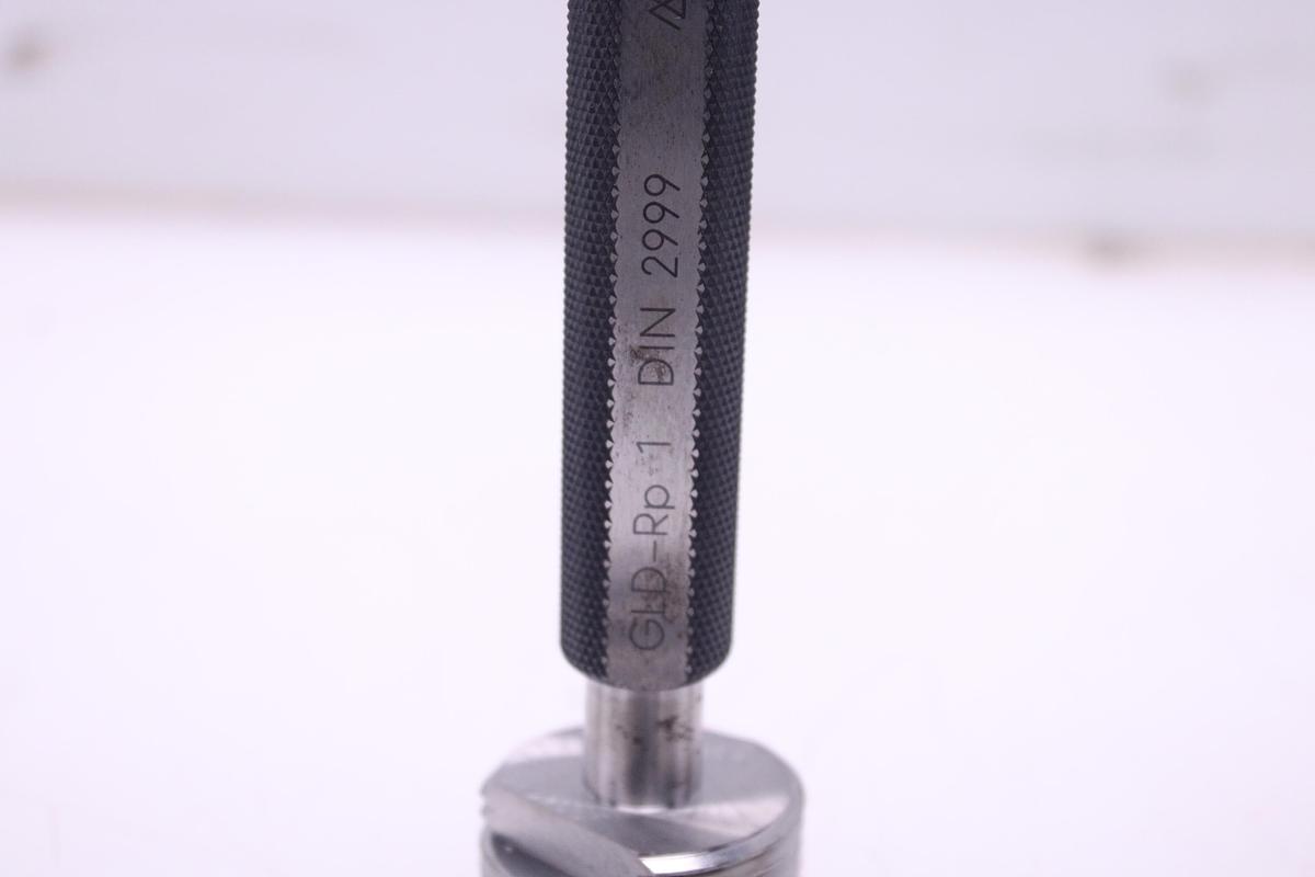 Usado Lote Calibre Anillo de Rosca + Tapón de Rosca DIN 2999