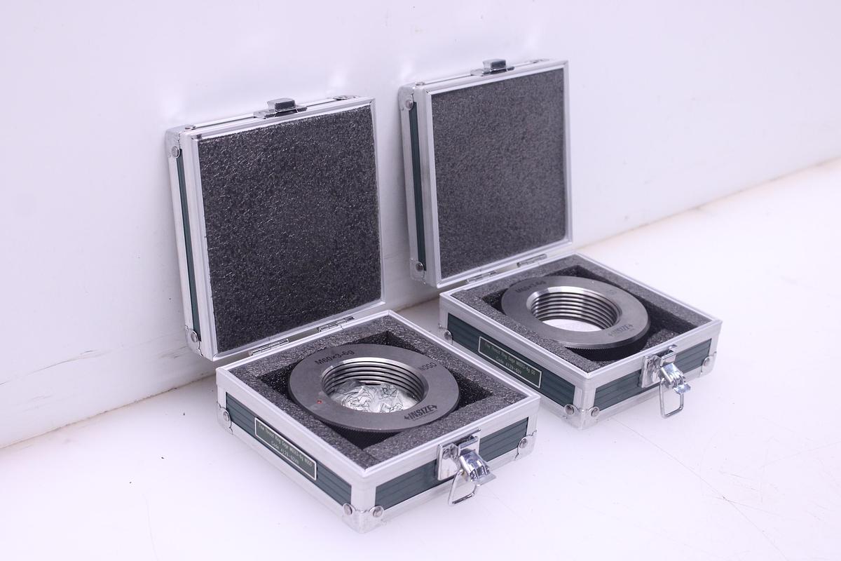 Usado Pack Calibre de Anillo fino Métrico INSIZE M60x3 -6g