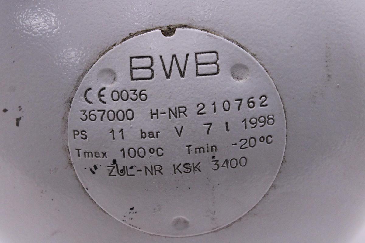 Usado Tanques de aire comprimido BWB 367000- 2 Unidades