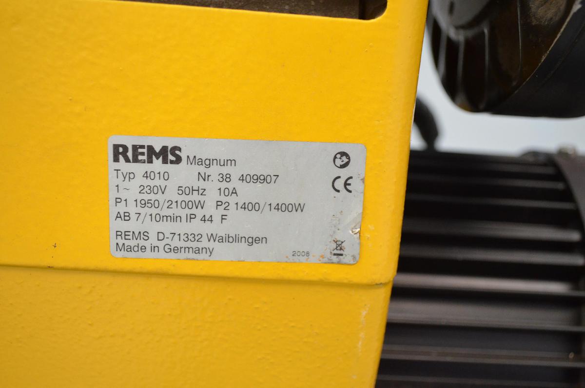 Usado Roscadora electrica REMS Magnum 4010