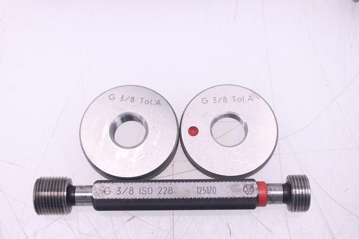 Usado Lote Calibre de Rosca de Gas + Tapones de Rosca