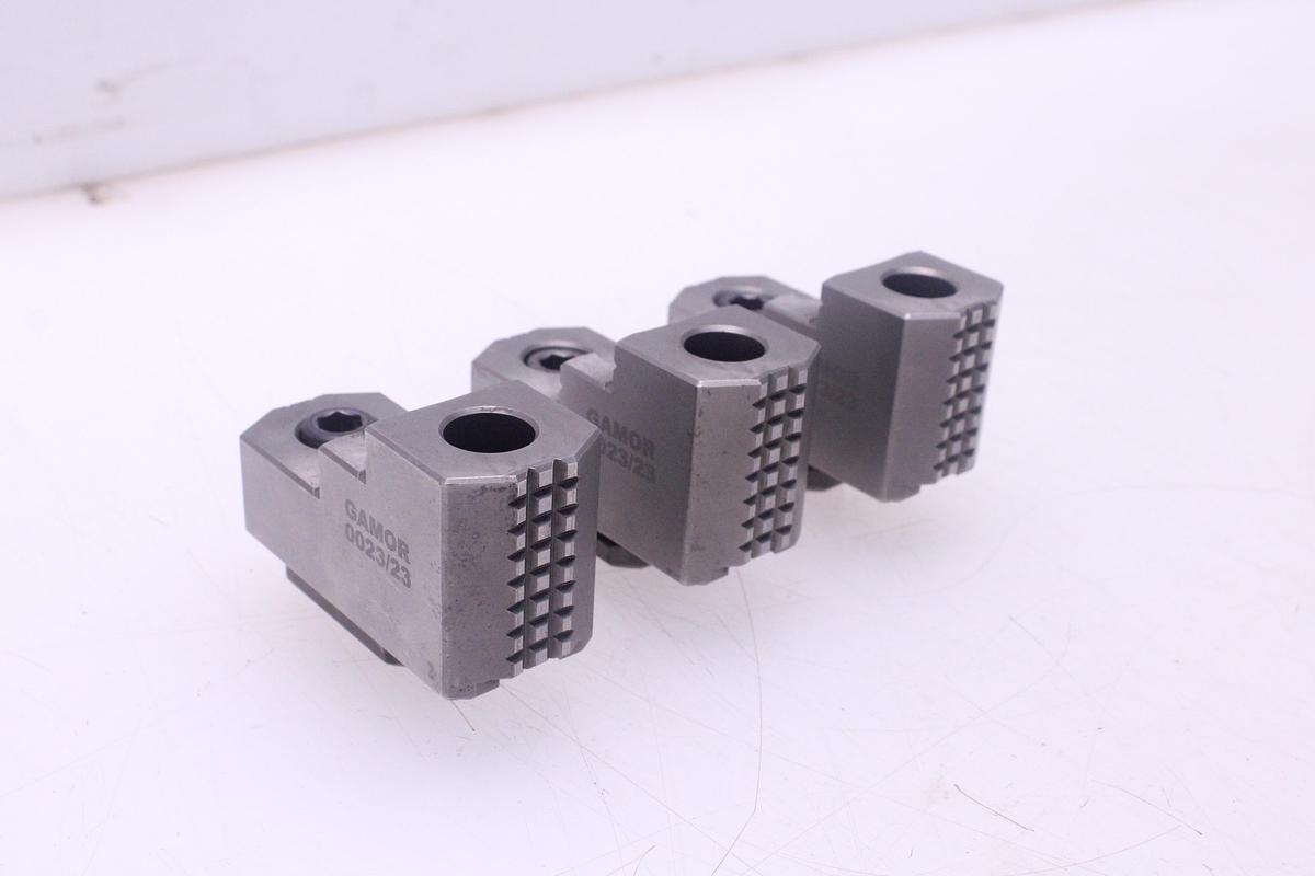 Usado Juego de 3 Garras Gamor para Plato de Torno