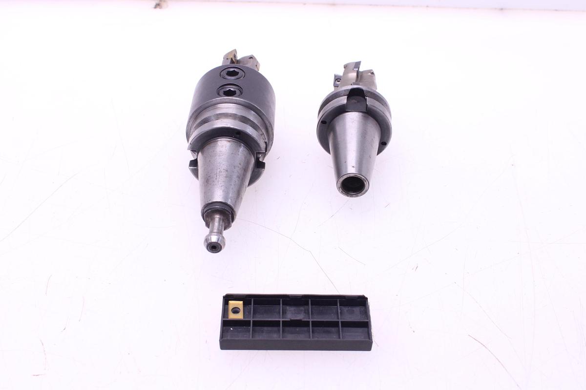Usado Fresas Cono ISO40 NIKOTOOLS NT-AP16 D040-F16-Z4 / LAMINA LT730W-WD40 + Widias APMT160408ER