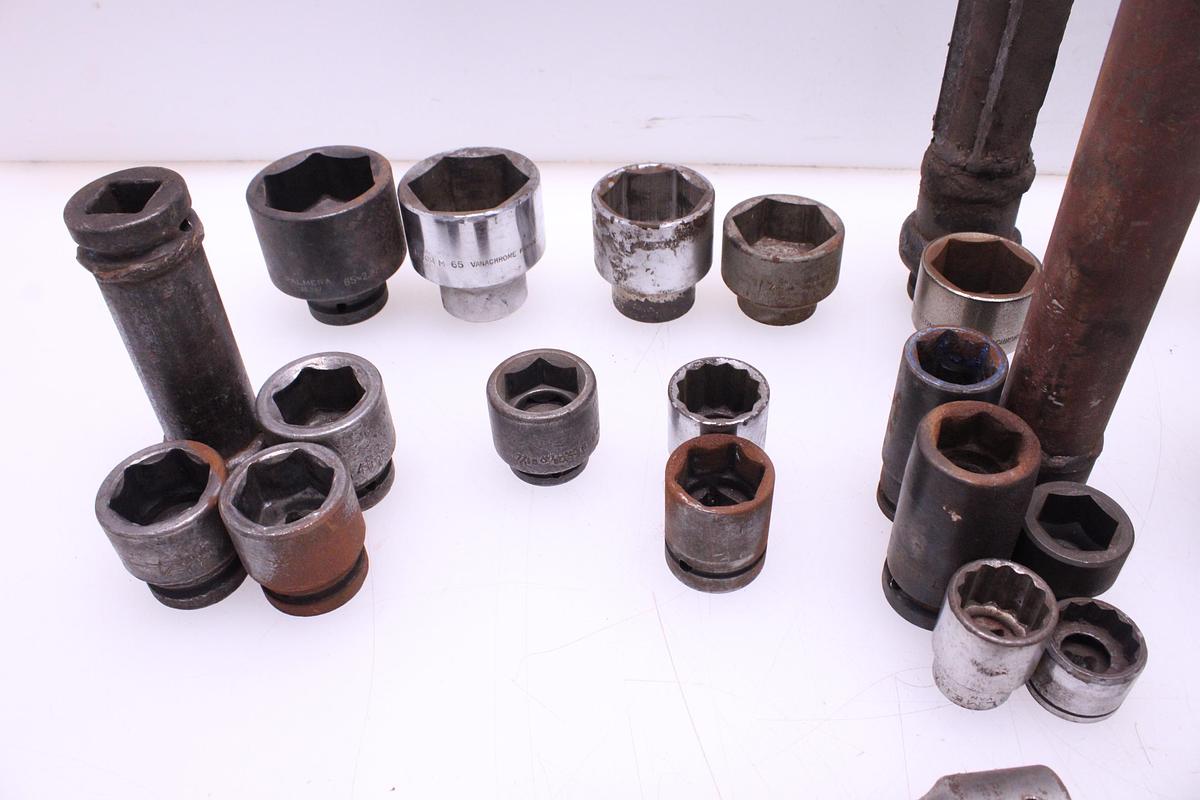 Usado Lote Llaves de Vaso 65mm a 22mm - 42 Unidades