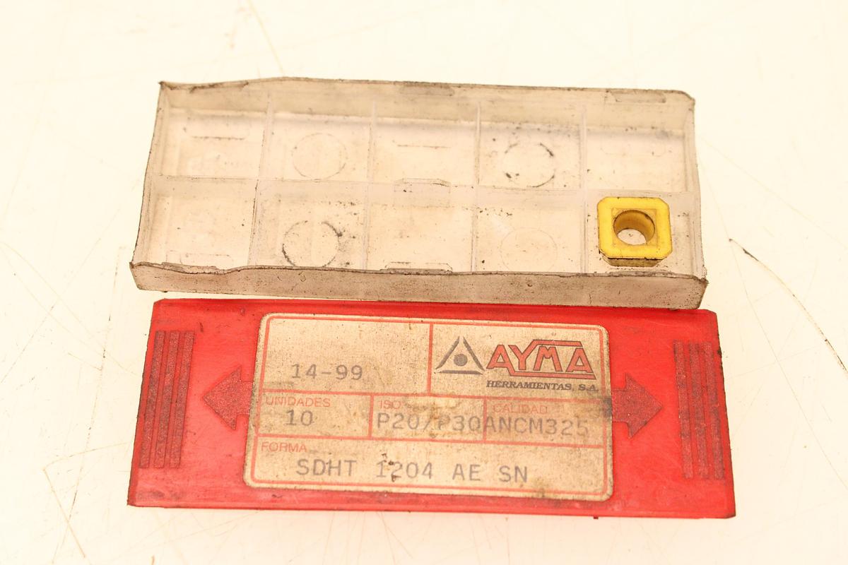 Usado Lote de 2 Fresas con plaquitas intercambiables