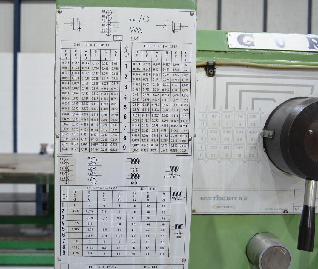 Usado Torno Gurutzpe Super AT 8000-600 - 8m 1200 volteo