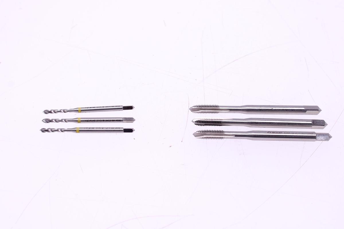 Usado Lote Machos de Roscar Izar M3x0,50 + M6x1,00 - 6 Unidades